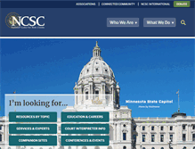 Tablet Screenshot of ncsc.org