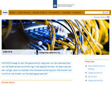 Tablet Screenshot of ncsc.nl