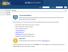 Tablet Screenshot of elearning.ncsc.org